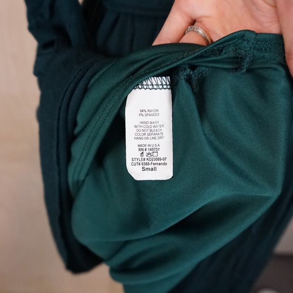 ModCloth (Peach Love California) "Takes You to Tango Dress" Dress in Green - Picture 7 of 7